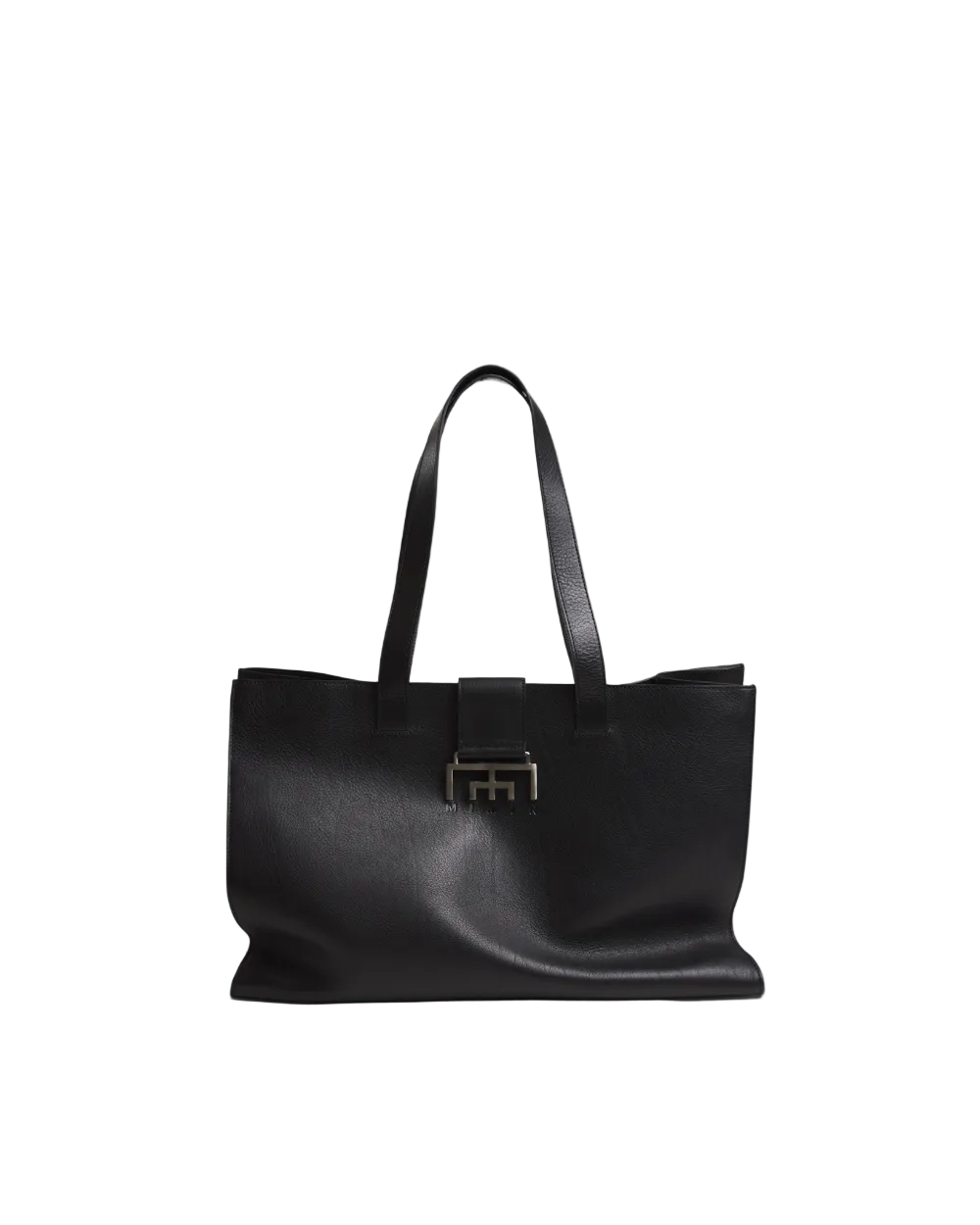 MIMIR ARC Leather Tote BAG Black