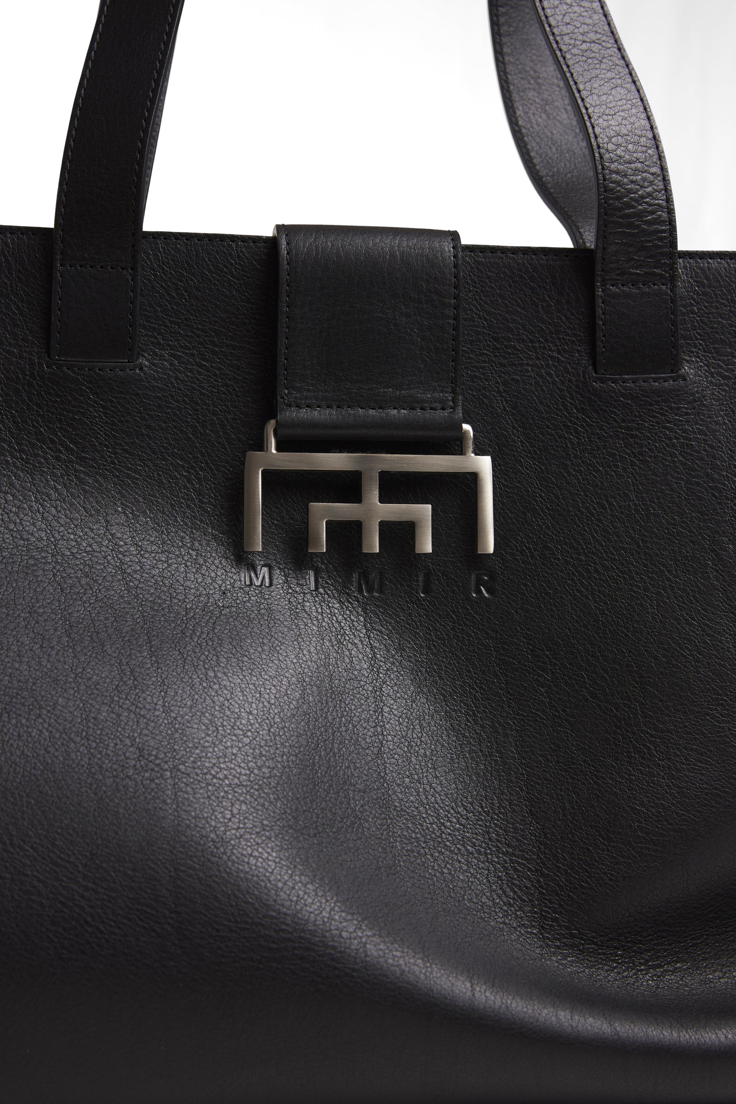 MIMIR ARC Leather Tote BAG Black