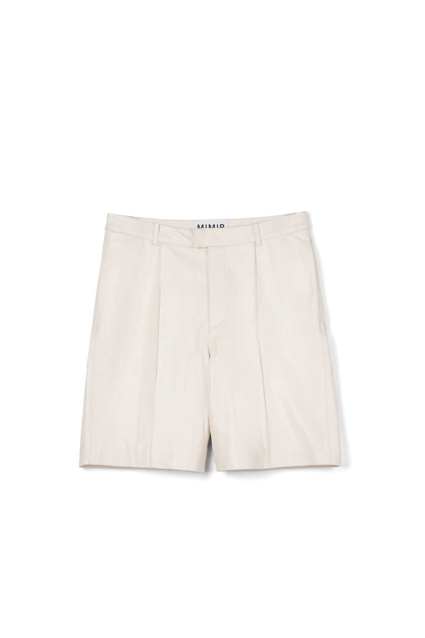 MIMIR ASKR Leather Shorts SHORTS Beige/Early Frost