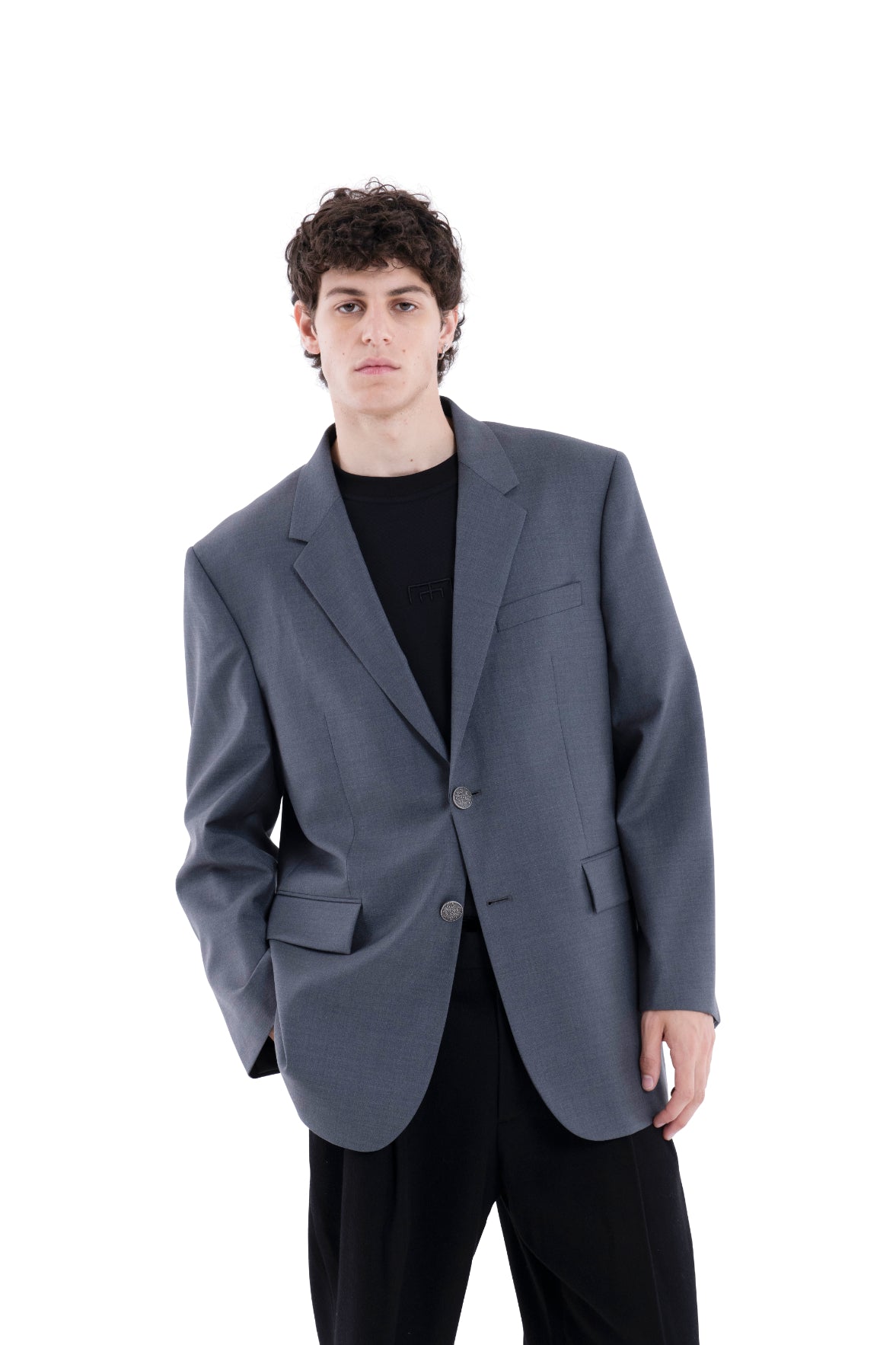 MIMIR BJORG BLAZER Grey