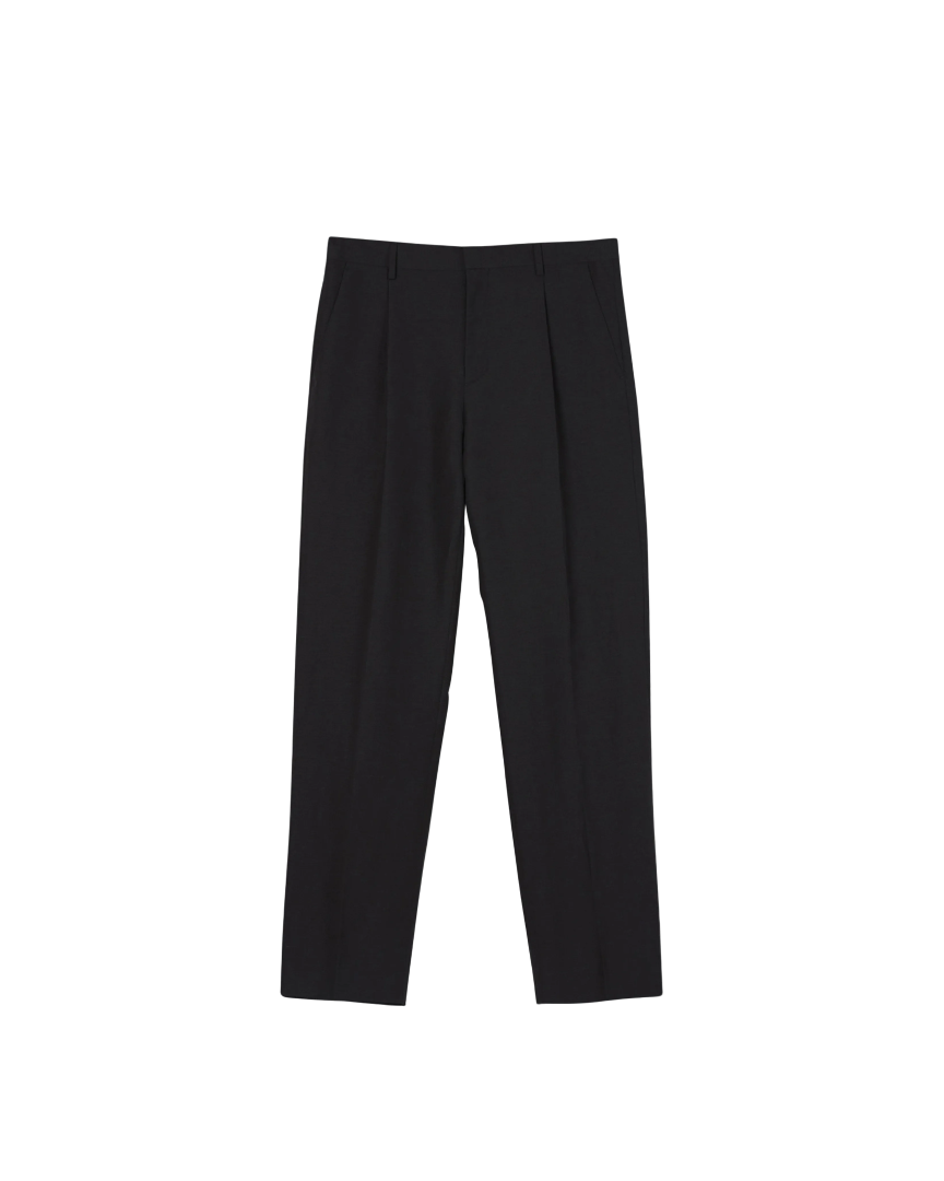 MIMIR FORM Suit Trousers TROUSERS Black/Affenpinscher
