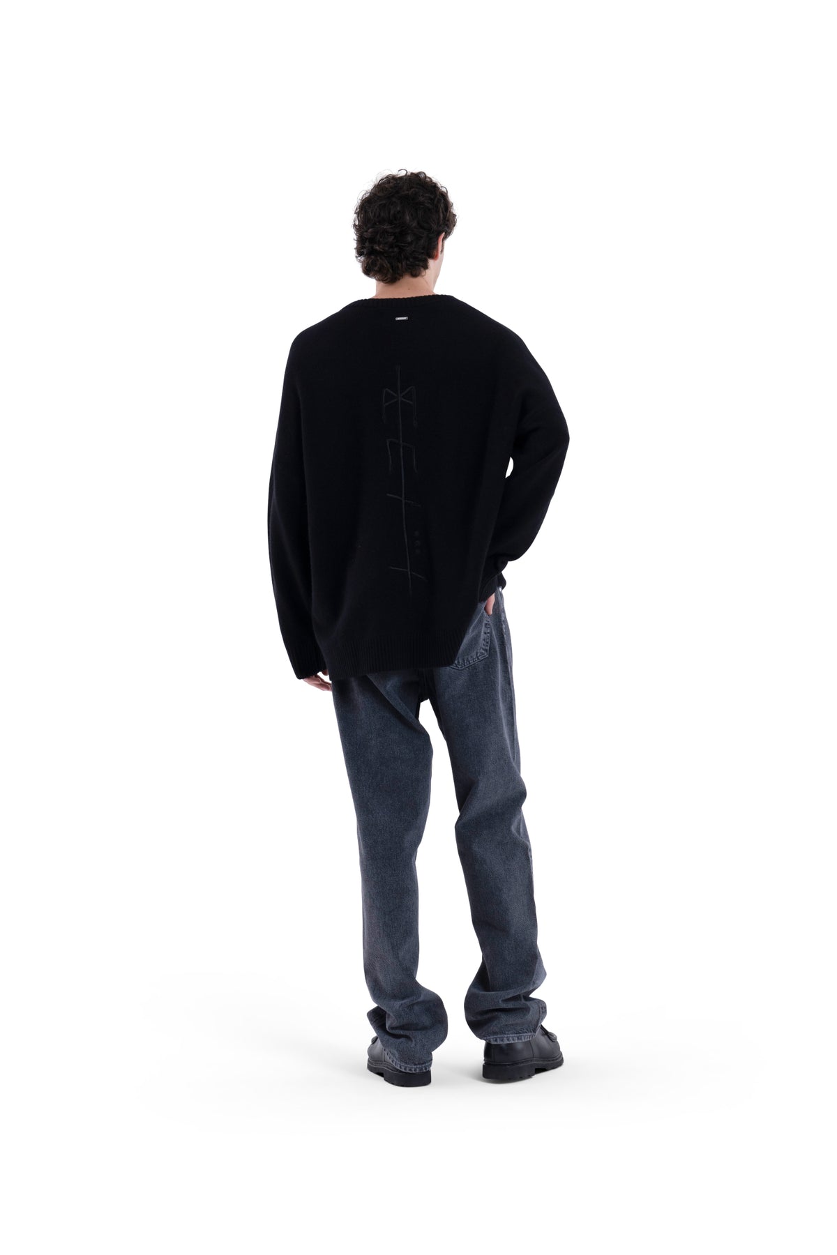 MIMIR MEMORY KNIT SWEATER Black