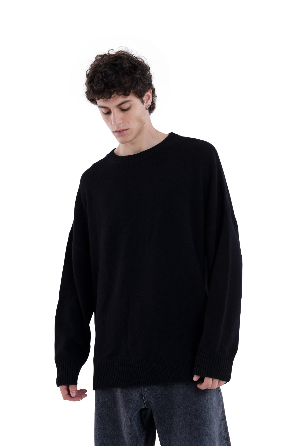 MIMIR MEMORY KNIT SWEATER Black