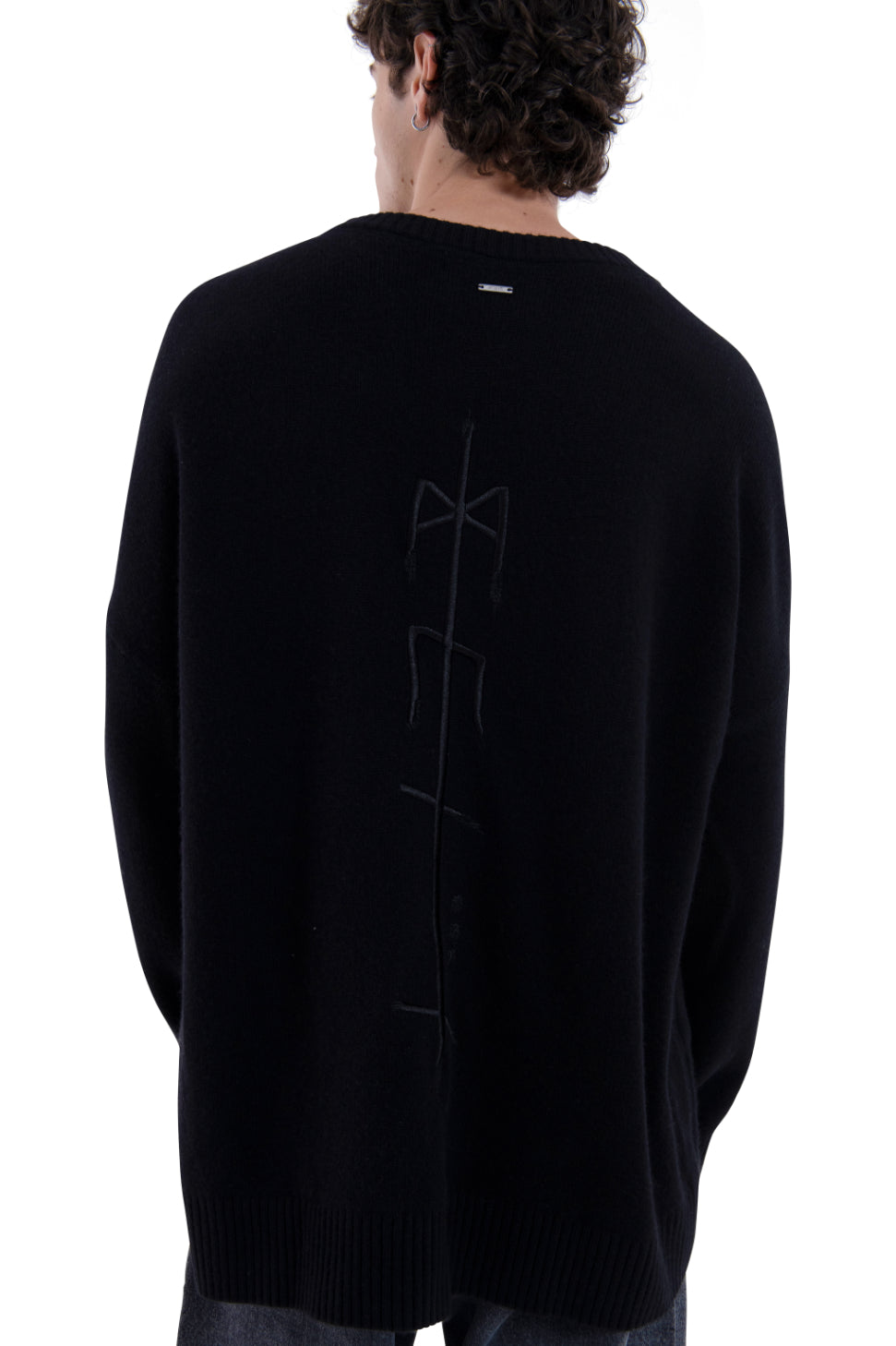 MIMIR MEMORY KNIT SWEATER Black