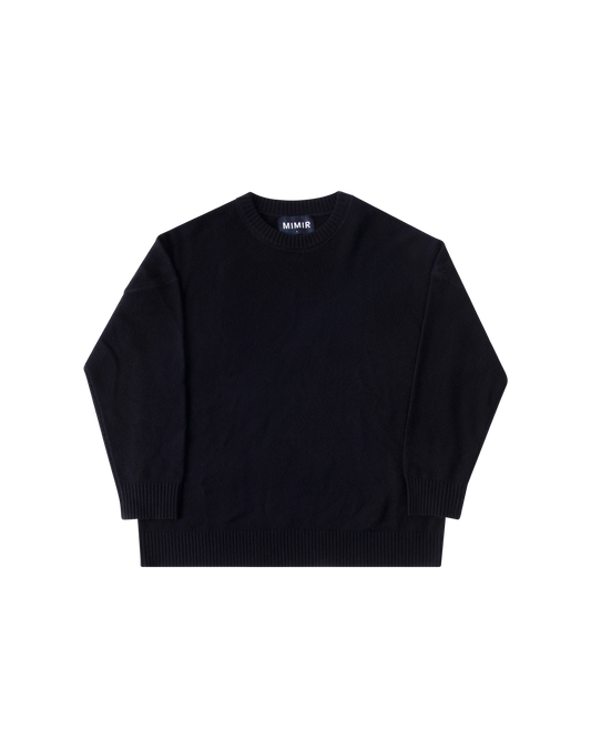 MIMIR MEMORY KNIT SWEATER Black