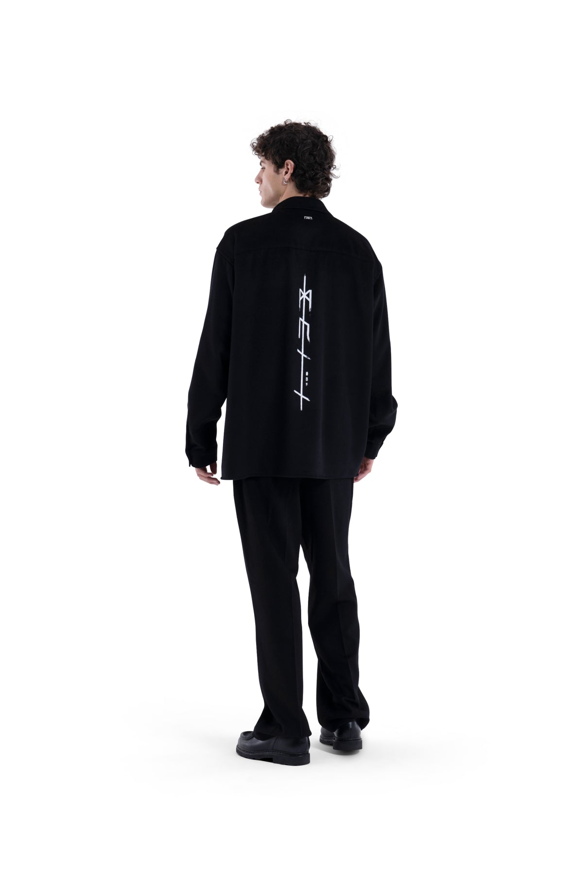 MIMIR MEMORY WOOL SILK SHIRT Black