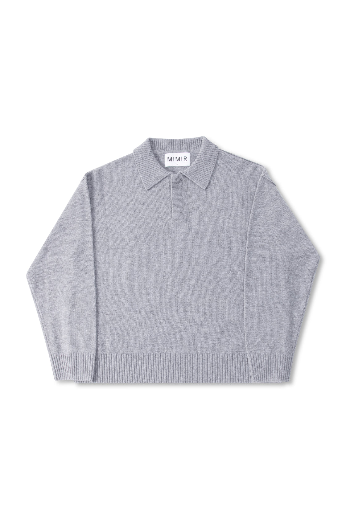 MIMIR MUNINN KNIT POLO Grey