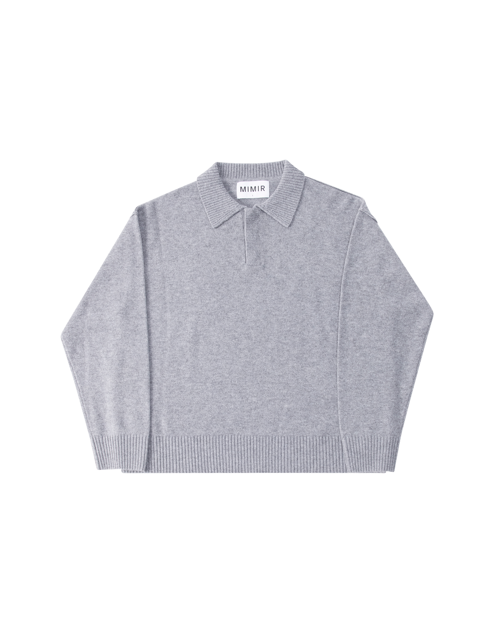 MIMIR MUNINN KNIT POLO Grey