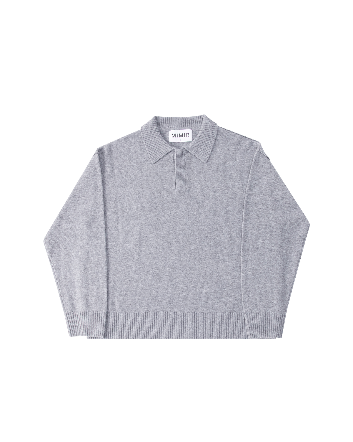 MIMIR MUNINN KNIT POLO Grey