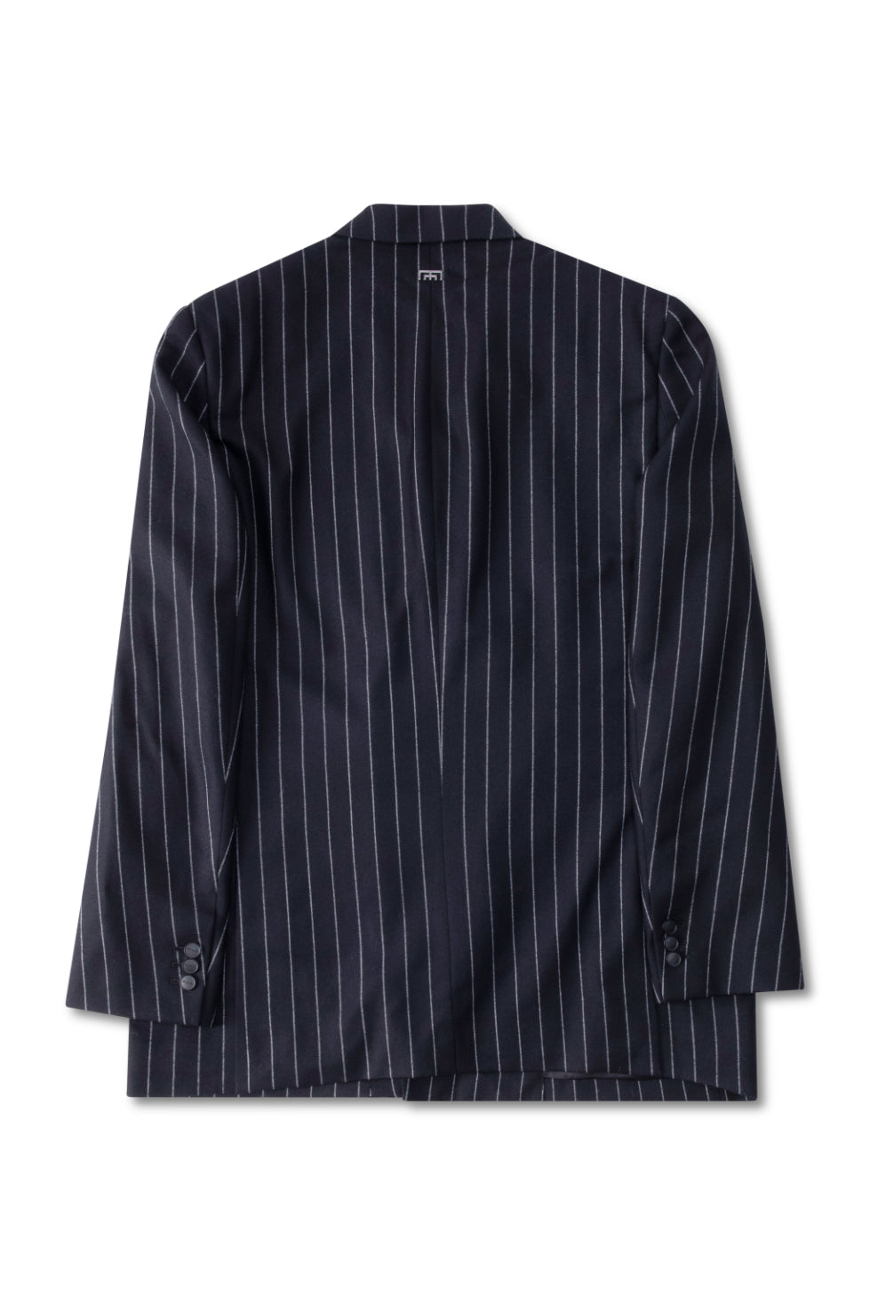 MIMIR SKADI PINSTRIPE BLAZER Black/Chalk Stripe