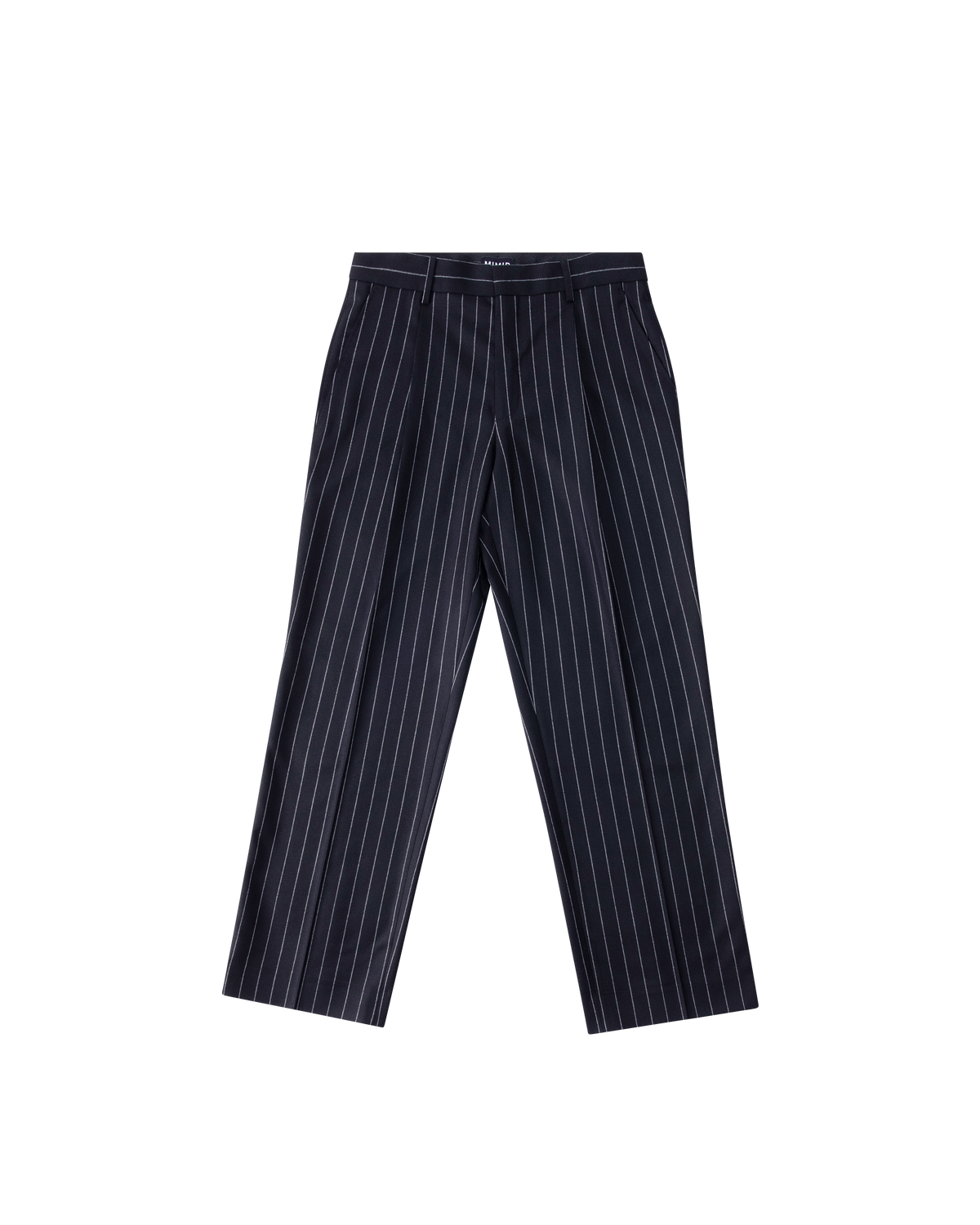 MIMIR SKADI PINSTRIPE TROUSERS Black/Chalk Stripe
