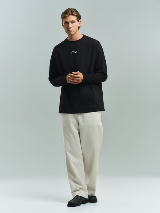 MIMIR STRENGTH Longsleeve T-SHIRT Black/Affenpinscher