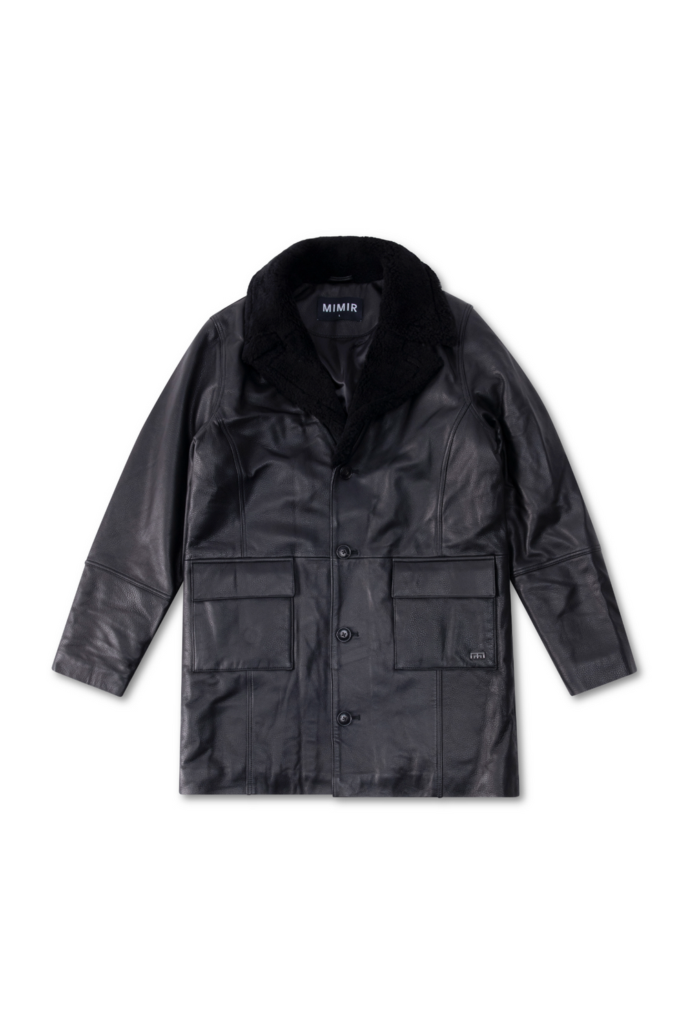 MIMIR VORN SHEARLING JACKET Black