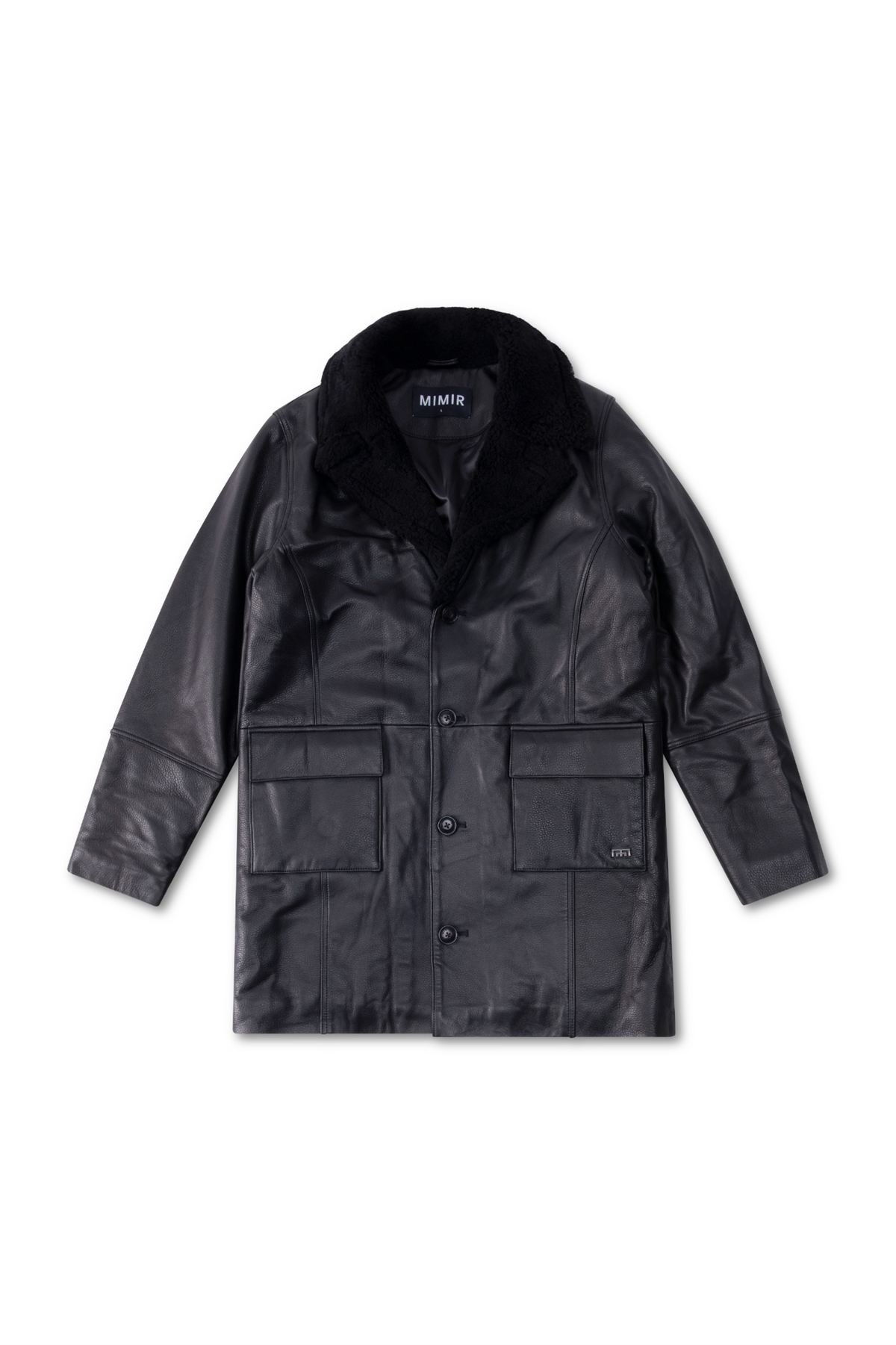 MIMIR VORN SHEARLING JACKET Black