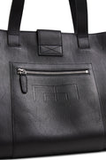 MIMIR ARC Leather Tote BAG Black/Affenpinscher