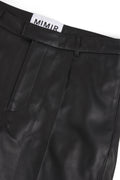 MIMIR ASKR Leather Shorts SHORTS Black/Affenpinscher