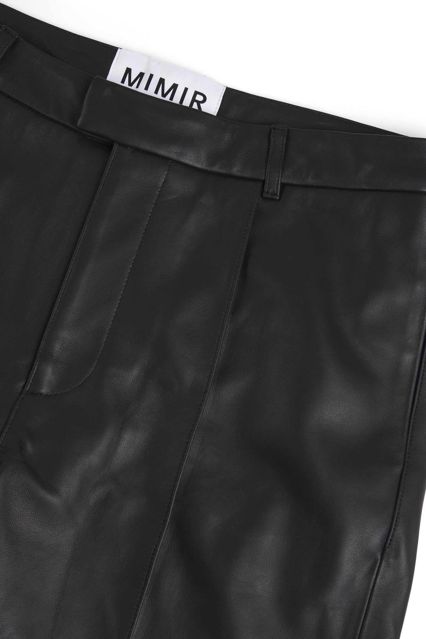 MIMIR ASKR Leather Shorts SHORTS Black/Affenpinscher