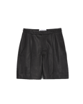 MIMIR ASKR Leather Shorts SHORTS Black/Affenpinscher
