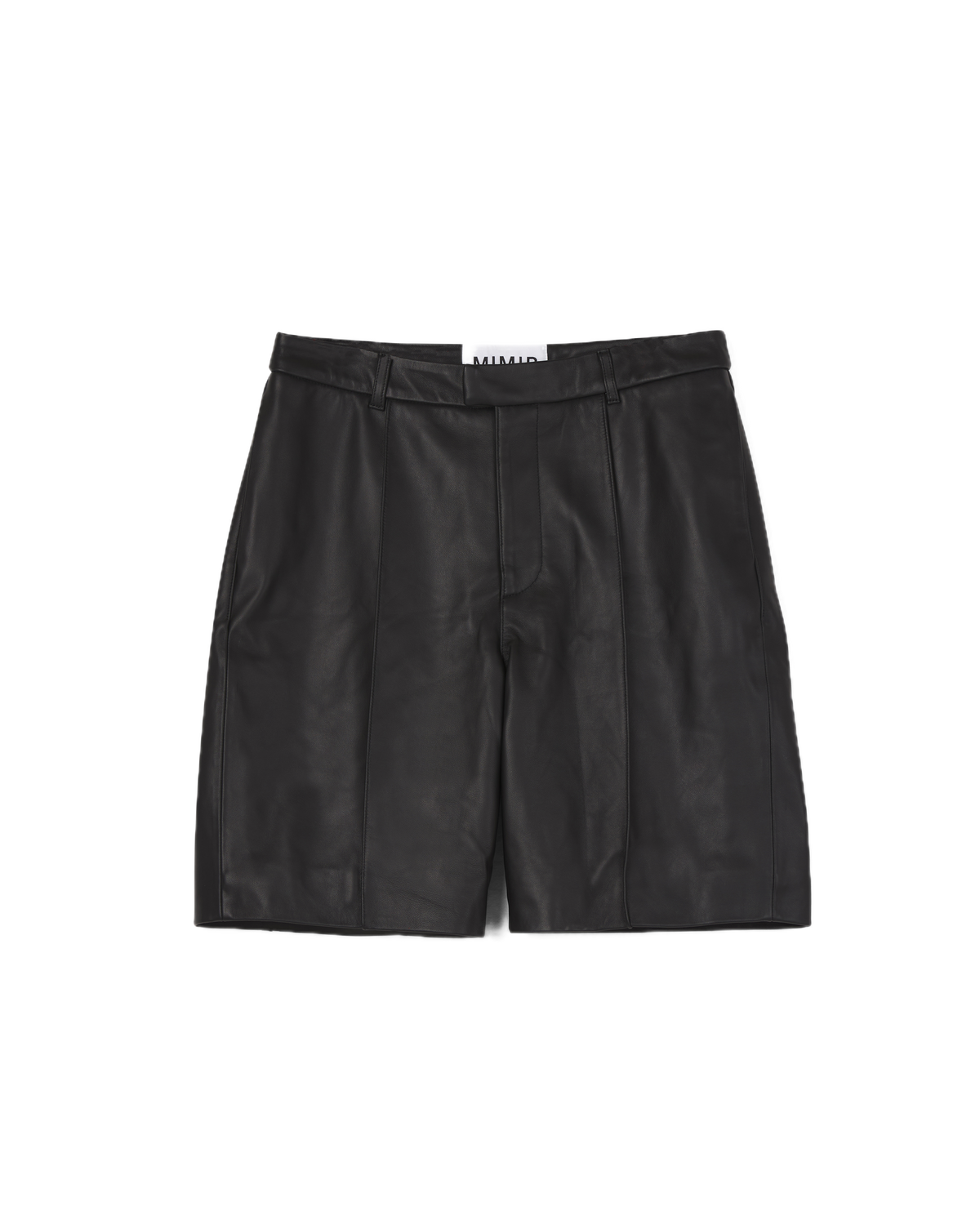 MIMIR ASKR Leather Shorts SHORTS Black/Affenpinscher