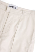 MIMIR ASKR Leather Shorts SHORTS Beige/Early Frost