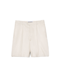 MIMIR ASKR Leather Shorts SHORTS Beige/Early Frost