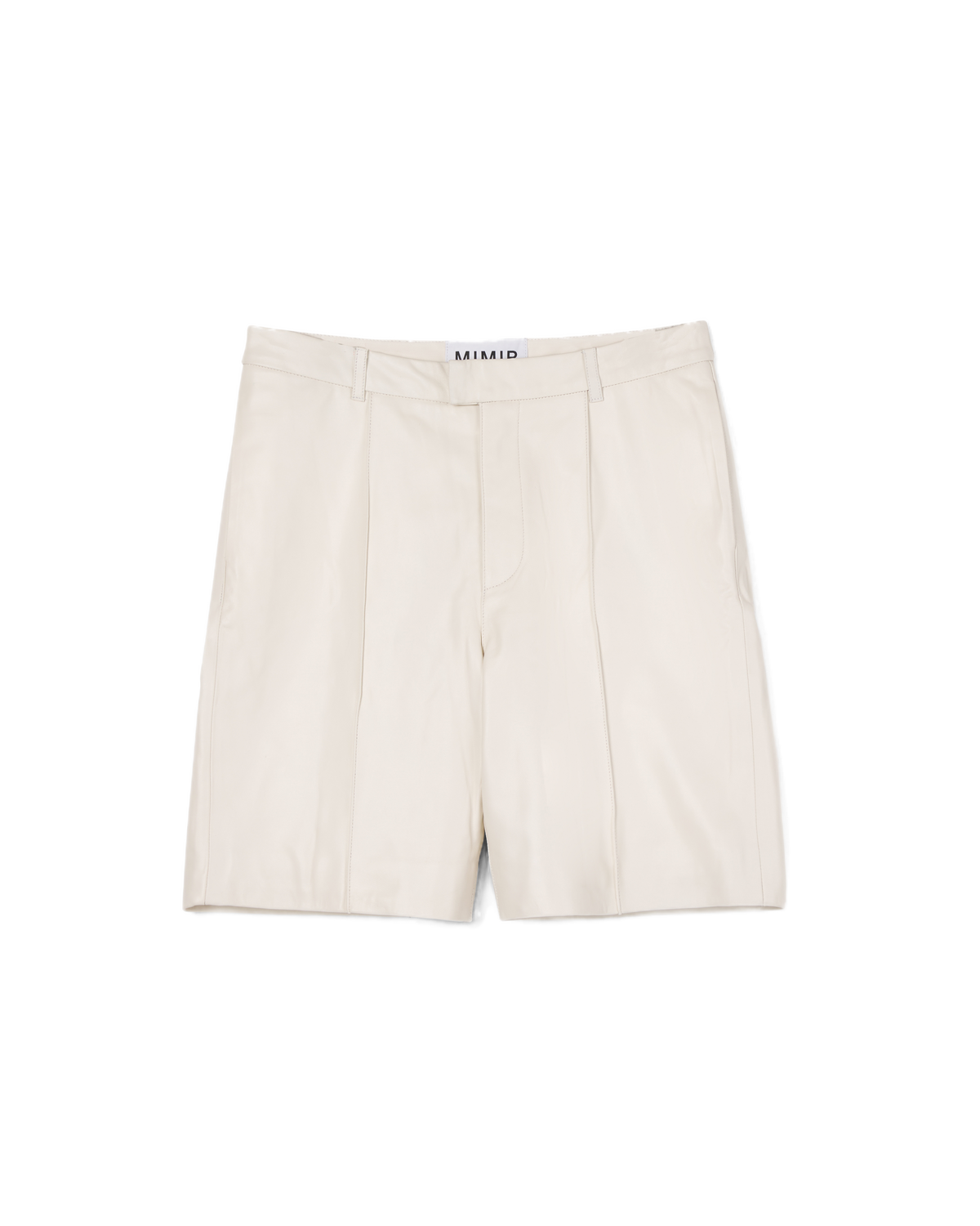 MIMIR ASKR Leather Shorts SHORTS Beige/Early Frost