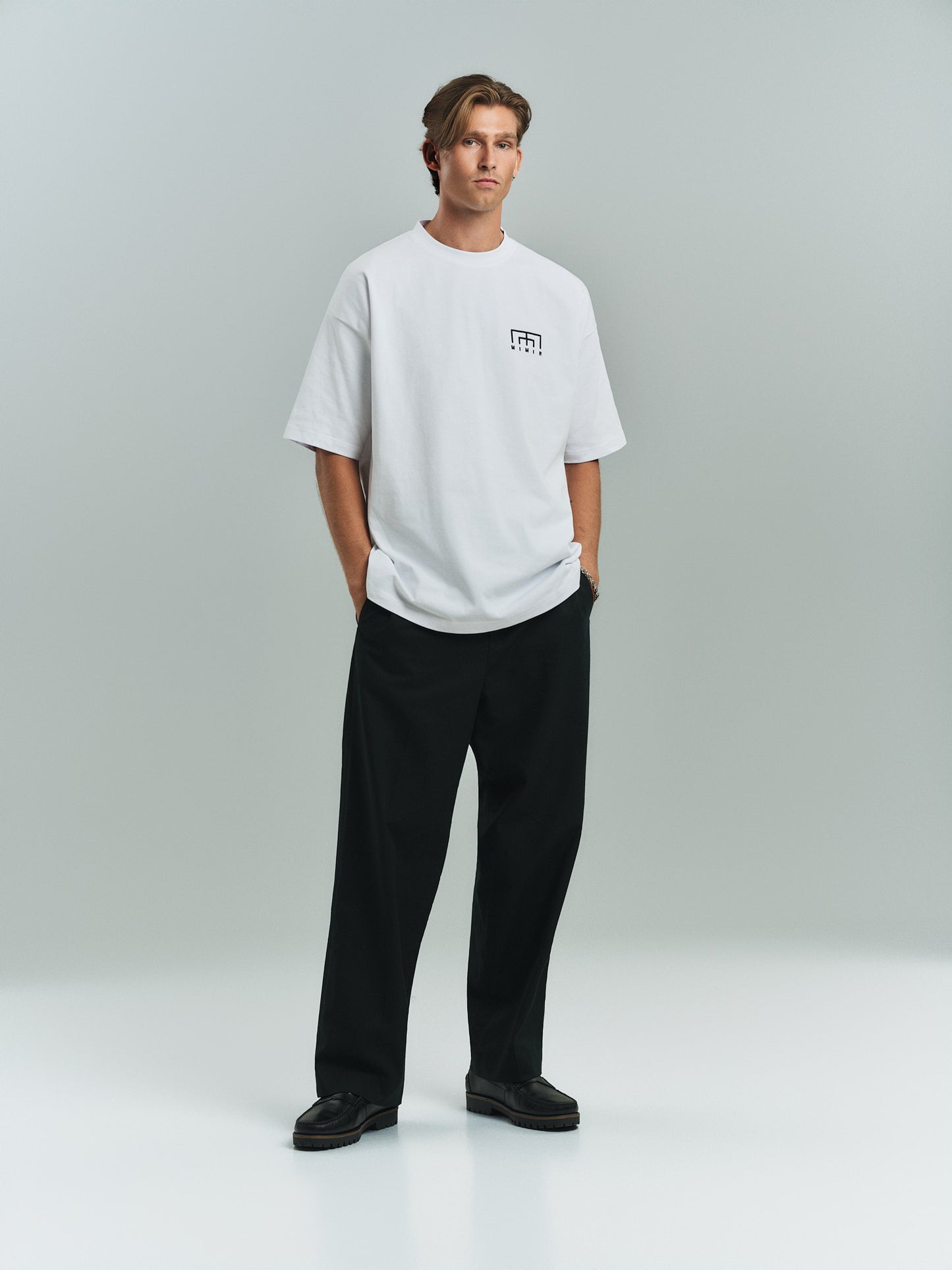 MIMIR COLUMN Trousers TROUSERS Black/Affenpinscher