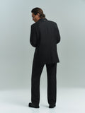 MIMIR FORM Suit Trousers TROUSERS Black/Affenpinscher