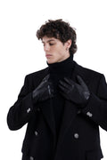 MIMIR GREIP LEATHER GLOVES  Black