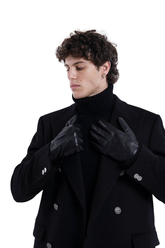 MIMIR GREIP LEATHER GLOVES  Black