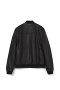MIMIR HAVEN Leather Bomber OUTERWEAR Black/Affenpinscher