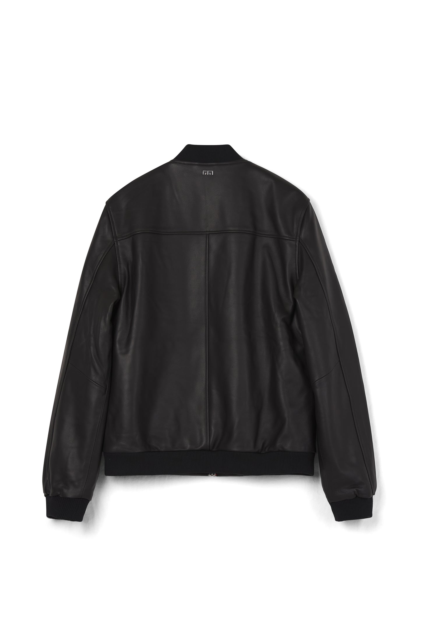 MIMIR HAVEN Leather Bomber OUTERWEAR Black/Affenpinscher