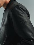 MIMIR HAVEN Leather Bomber OUTERWEAR Black/Affenpinscher