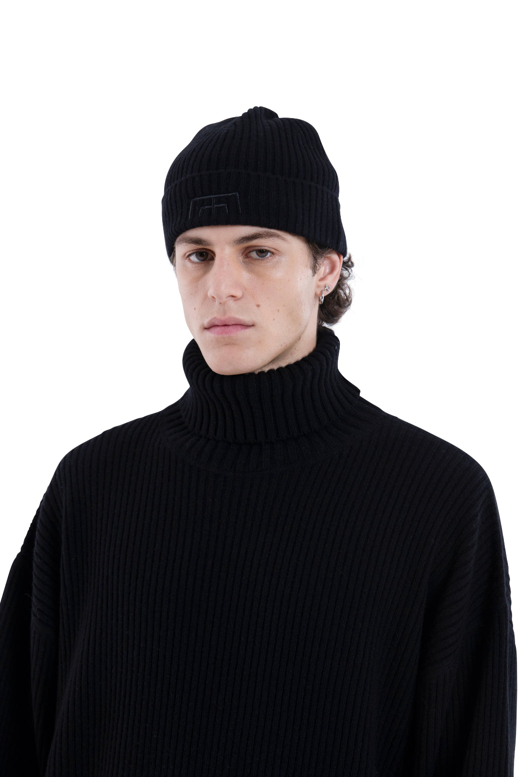 MIMIR HELM KNIT BEANIE  Black