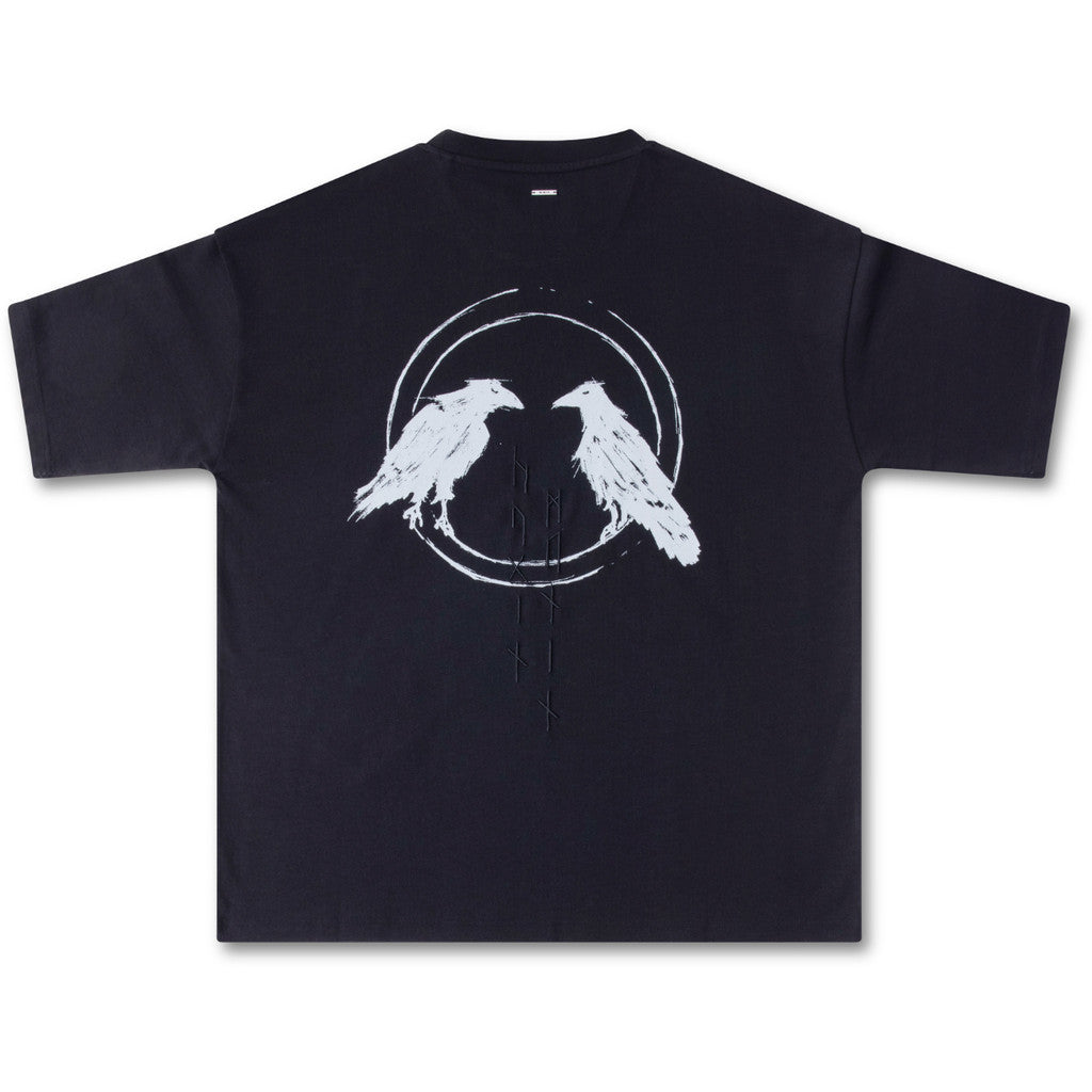 MIMIR HUGINN T-SHIRT T-SHIRT Black