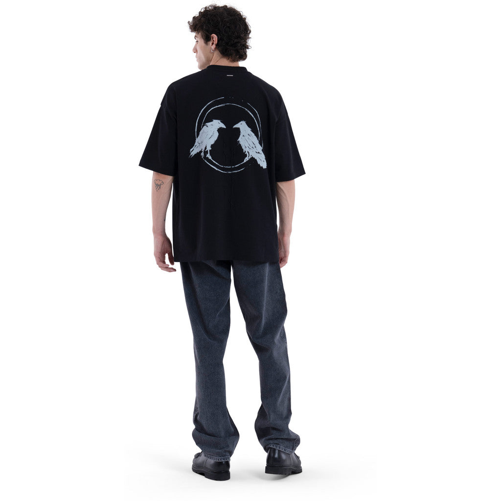MIMIR HUGINN T-SHIRT T-SHIRT Black