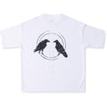 MIMIR HUGINN T-SHIRT T-SHIRT White