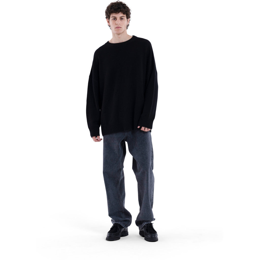 MIMIR MEMORY KNIT SWEATER  Black