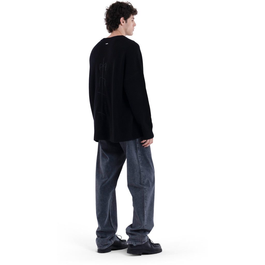 MIMIR MEMORY KNIT SWEATER  Black