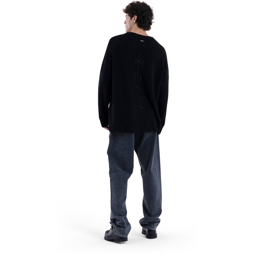 MIMIR MEMORY KNIT SWEATER  Black