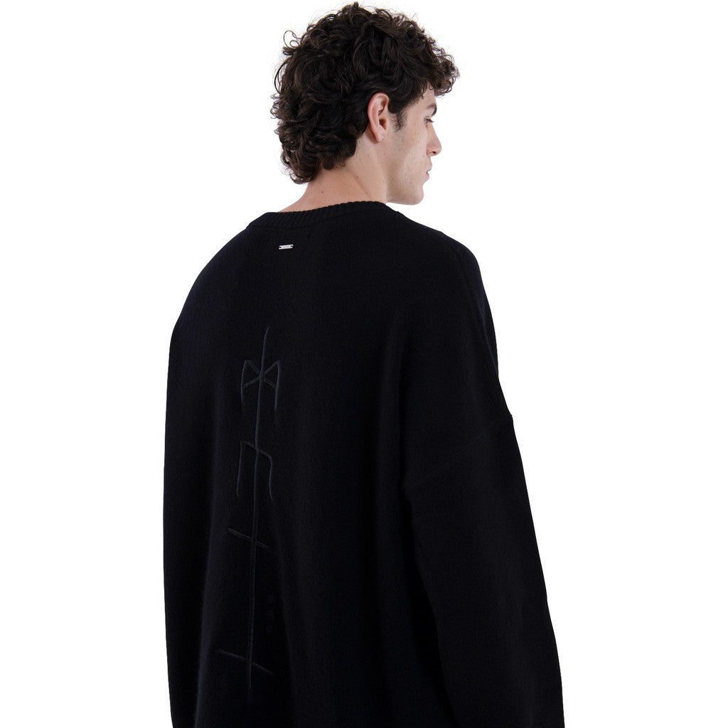 MIMIR MEMORY KNIT SWEATER  Black