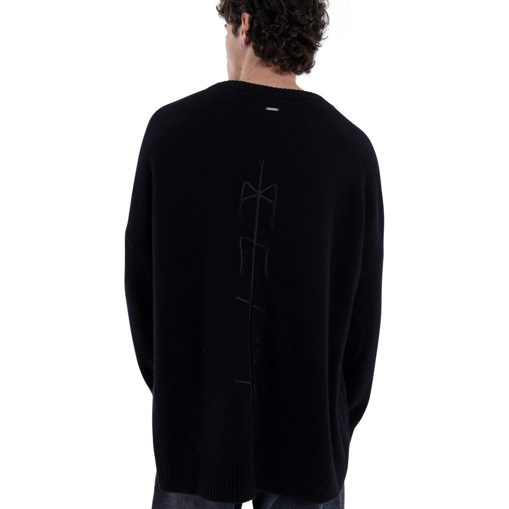 MIMIR MEMORY KNIT SWEATER  Black