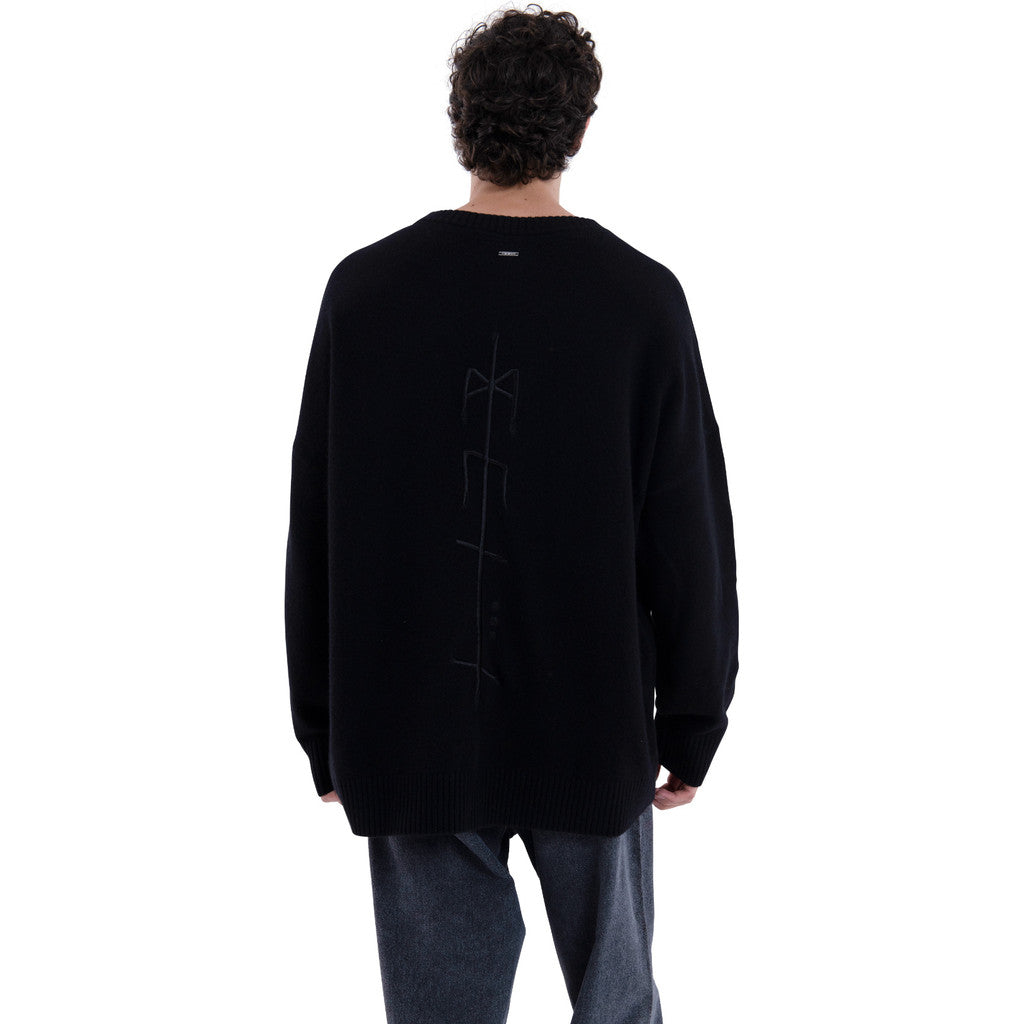 MIMIR MEMORY KNIT SWEATER  Black