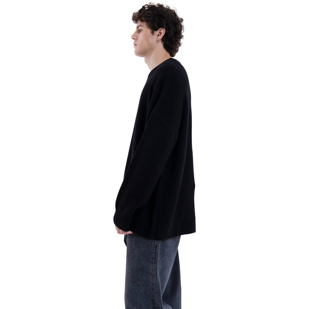MIMIR MEMORY KNIT SWEATER  Black