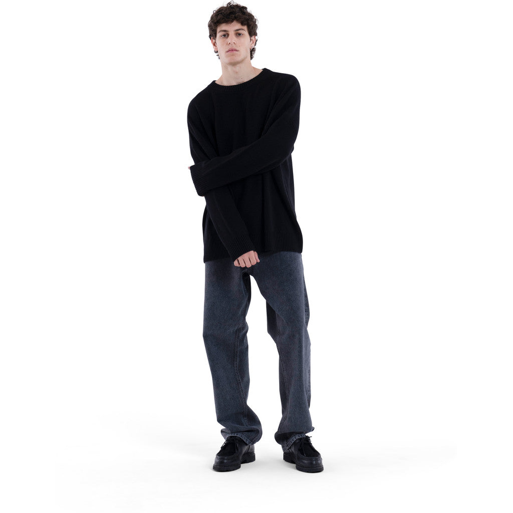 MIMIR MEMORY KNIT SWEATER  Black