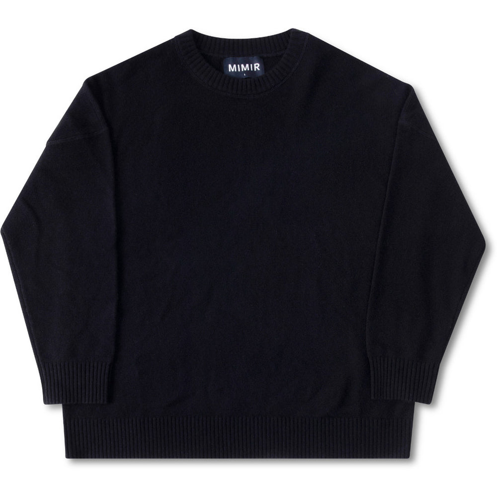 MIMIR MEMORY KNIT SWEATER  Black