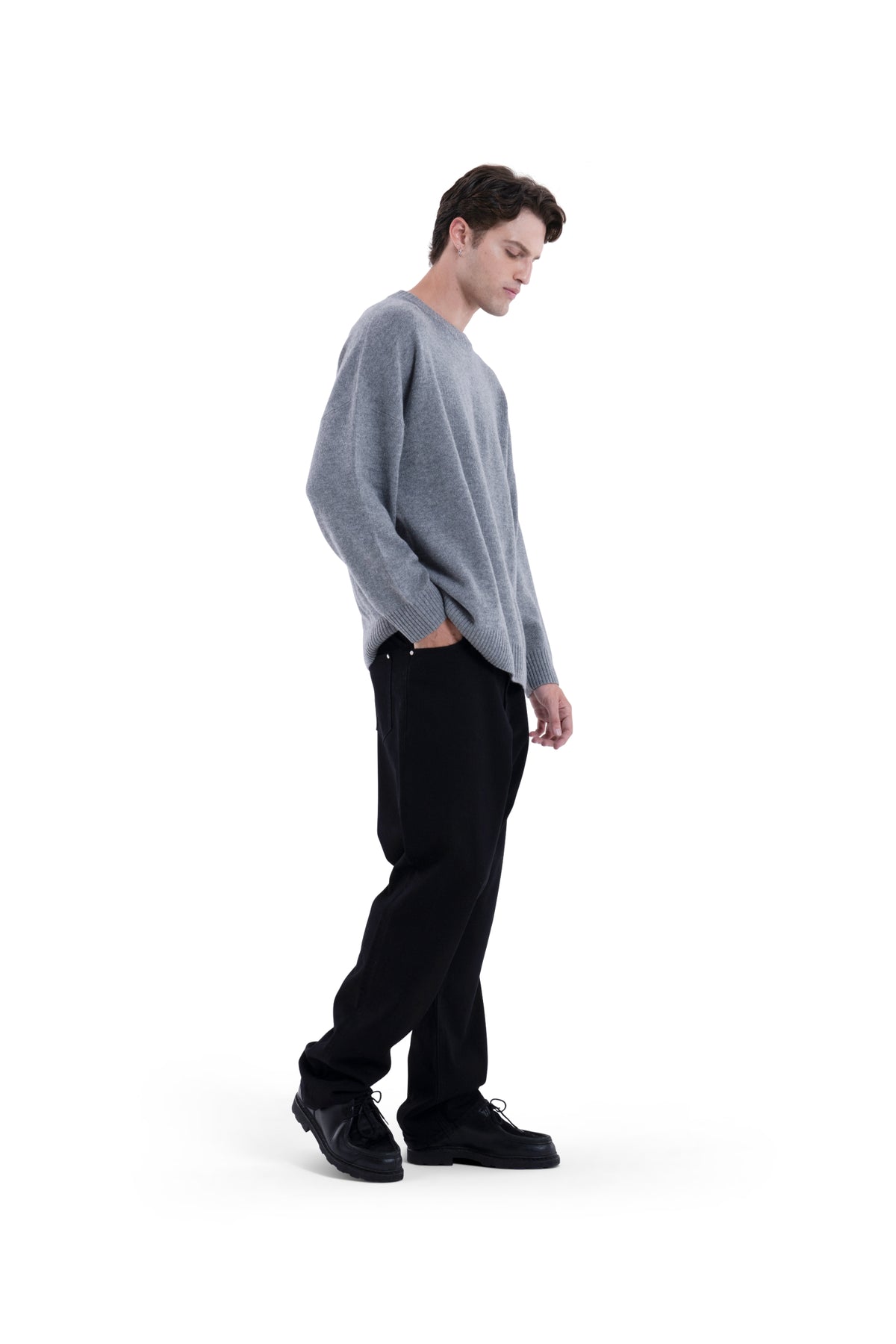 MIMIR MEMORY KNIT SWEATER  Grey