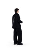 MIMIR MEMORY WOOL SILK SHIRT  Black