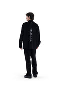 MIMIR MEMORY WOOL SILK SHIRT  Black