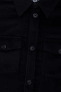 MIMIR MEMORY WOOL SILK SHIRT  Black